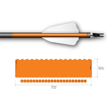 Load image into Gallery viewer, Arrow wrap 8.0mm max Solid Fluor