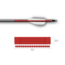 Load image into Gallery viewer, Arrow wrap for spin vanes on Easton ACE Solid