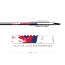 Load image into Gallery viewer, Arrow wrap 5.5mm Max (Grunge flag print)