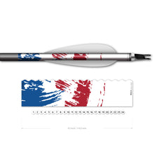Load image into Gallery viewer, Arrow wrap 8.0mm Max (Grunge flag print)