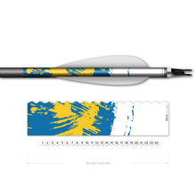 Load image into Gallery viewer, Arrow wrap 8.0mm Max (Grunge flag print)