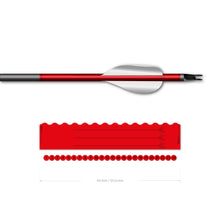 Load image into Gallery viewer, Arrow wrap for spin vanes on Easton ACE (Fluor color)
