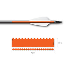 Load image into Gallery viewer, Arrow wrap 6.0mm max Solid Fluor
