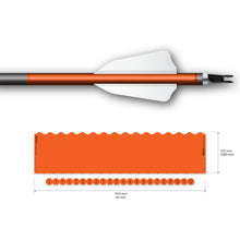 Load image into Gallery viewer, Arrow wrap 8.0mm max Solid Fluor
