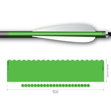 Load image into Gallery viewer, Arrow wrap 9.3mm max Solid Fluor
