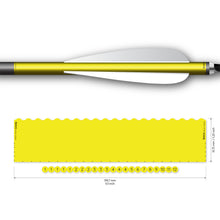 Load image into Gallery viewer, Arrow wrap 9.3mm max Solid Fluor
