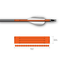 Load image into Gallery viewer, Arrow wrap for spin vanes on Easton ACE Solid Fluor
