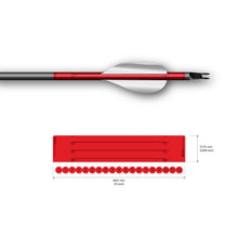 Load image into Gallery viewer, Arrow wrap for spin vanes on Easton ACE Solid Fluor
