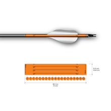 Load image into Gallery viewer, Arrow wrap for spin vanes on Easton X10 Solid Fluor
