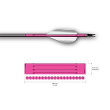 Load image into Gallery viewer, Arrow wrap for spin vanes on Easton X10 Solid Fluor
