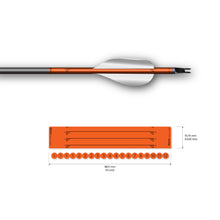 Load image into Gallery viewer, Arrow wrap for spin vanes on Easton X10 Solid Fluor
