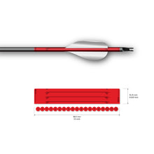 Load image into Gallery viewer, Arrow wrap for spin vanes on Easton X10 Solid Fluor
