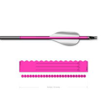 Load image into Gallery viewer, Arrow wrap for spin vanes on Easton X10 (Fluor color)
